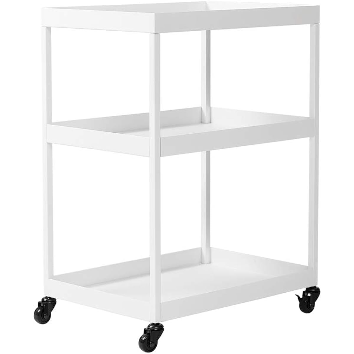 ideaco Wagon No Assembly Required Made in Japan Non-sagging Frame White Furniture Wagon 5035WG (Wagon 5035)