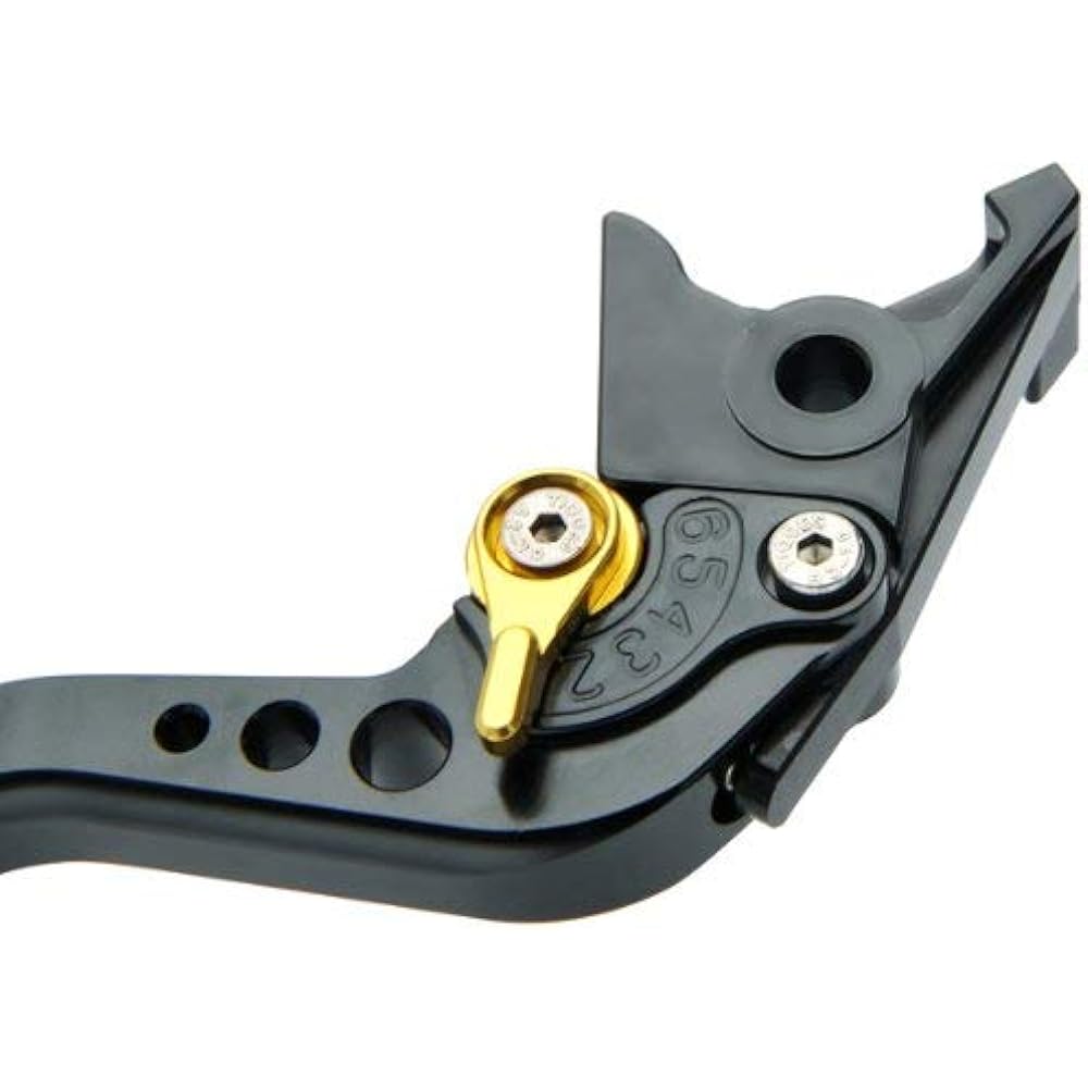 [Lever Set] Billet Lever Set (Brake Lever & Clutch Lever) Black x Gold / CB400SF CB750 VTR250 Hornet 250 [Parallel Import]