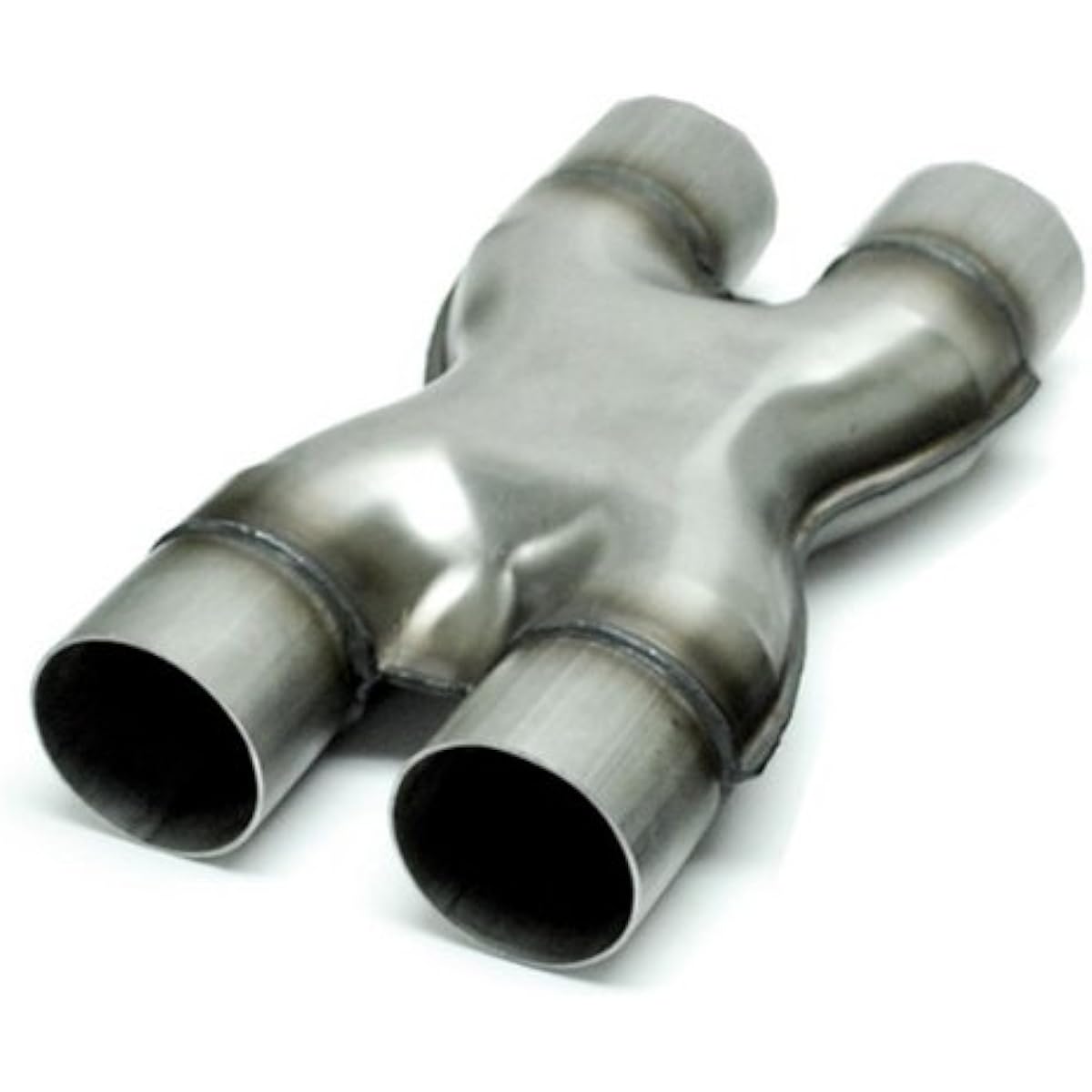 Exhaust stamp x pipe x pipe diameter 2.25 inch, 2.25 inch diameter dual-inlet dual outlet, aluminum plating chicken wsXP225-225 Wesdon exhaust stamp X pipe.