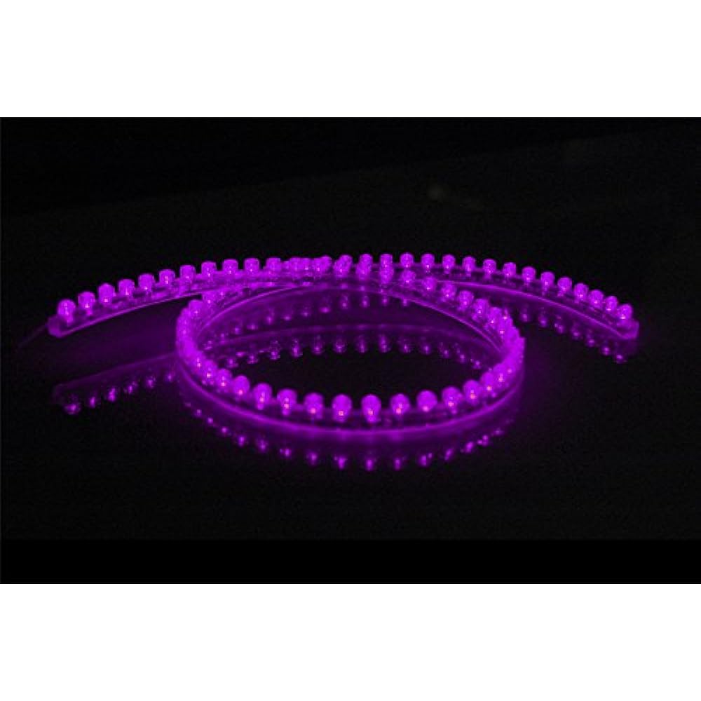 Bike Parts Center General Purpose LED Tube 24cm Pink Set of 5 961106