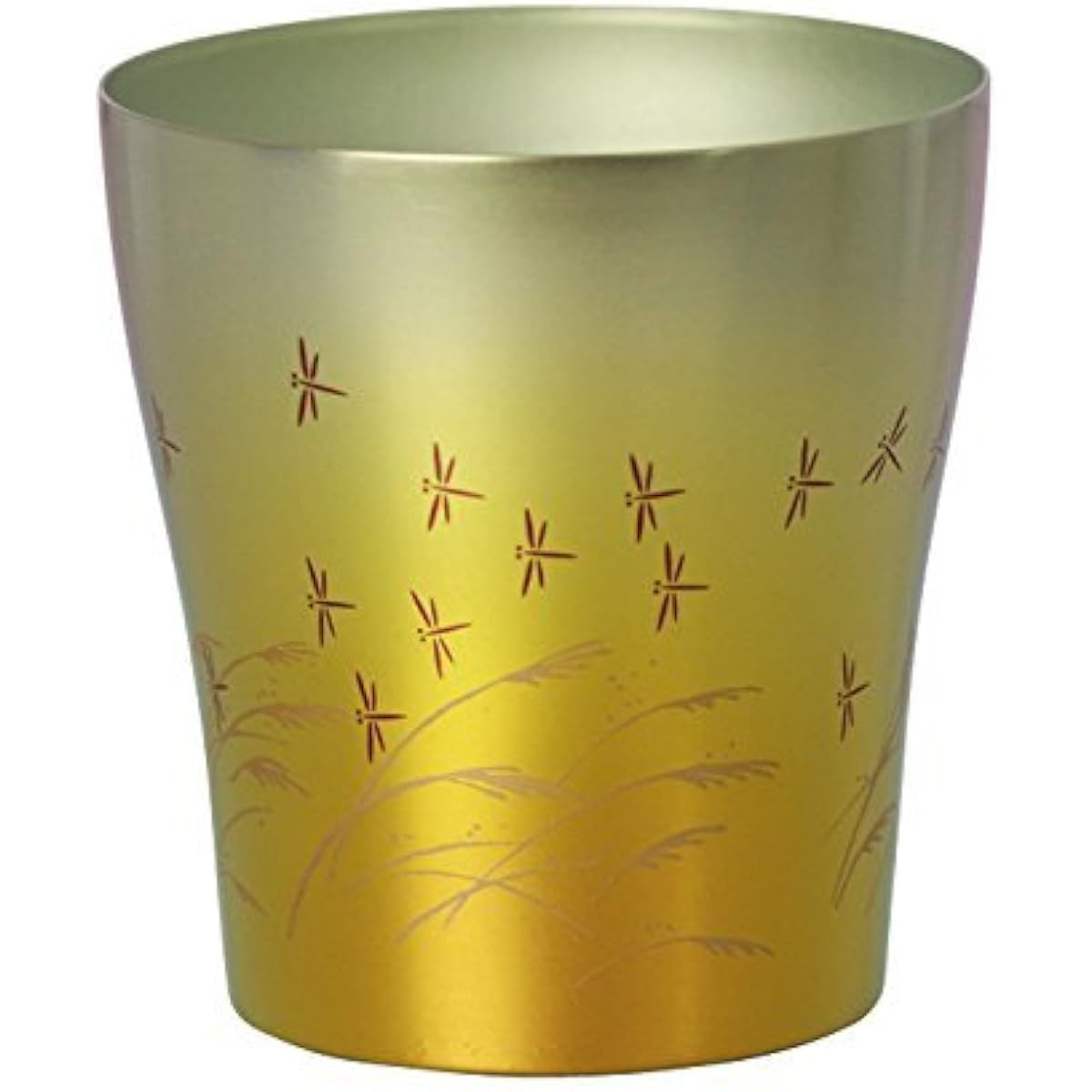HORIE Made in Tsubame, Niigata Prefecture Pure Titanium Double Tumbler Hana Titanium 250cc Akane Brown T-15-AA250BR