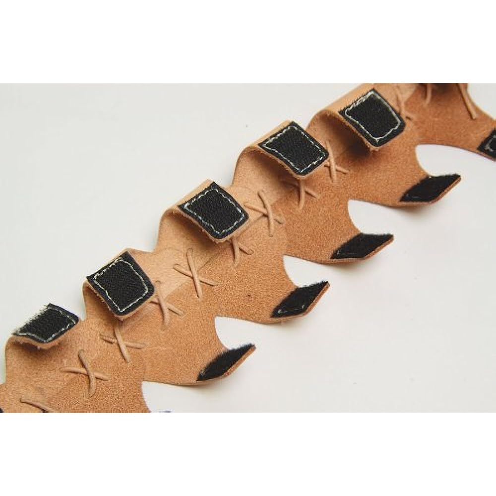 DEGNER Engine Guard Guard Cow (Leather) 33cm Black G-3