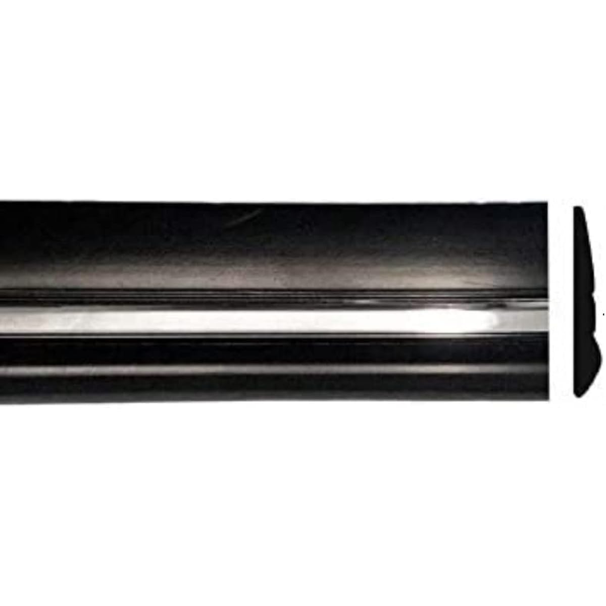 AUTOMOTIVE AUTHORITY LLC 1987-1991 Ford Black Chrome Side Body Trim Molding Locker Panel F150 F250 F350 BRONCO -3 inch Full Roll -24 FT 8791FBXX