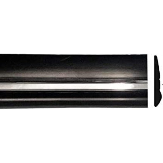 AUTOMOTIVE AUTHORITY LLC 1987-1991 Ford Black Chrome Side Body Trim Molding Locker Panel F150 F250 F350 BRONCO -3 inch Full Roll -24 FT 8791FBXX