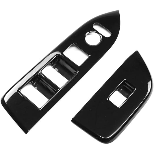 SecondStage Honda N-BOX (JF3/JF4) PWSW (Door Switch) Panel, Piano Black, H032BLK