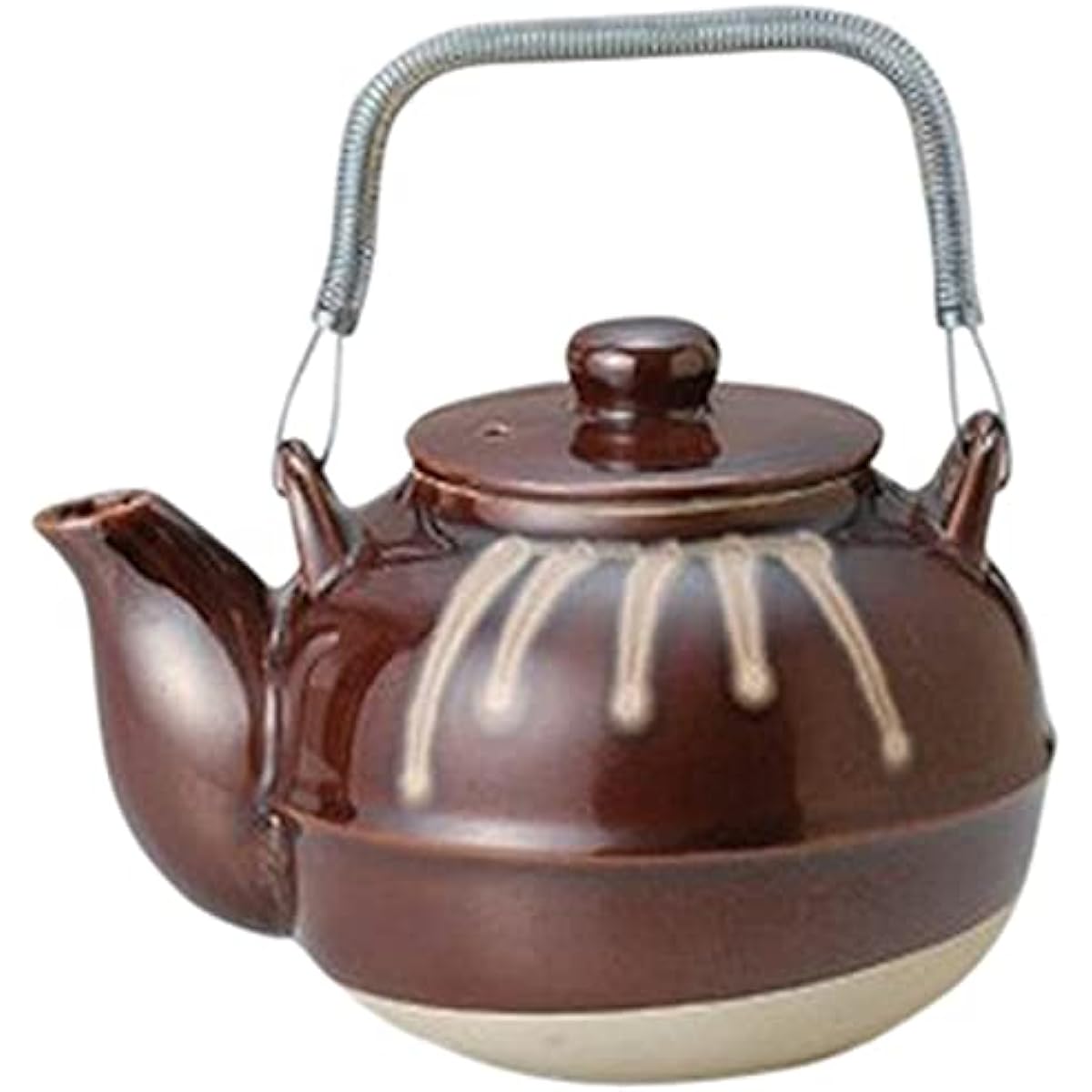 Set of 5 Medicinal clay pots, Yukihira Amebell-shaped pottery pots No. 5 [14 x 13cm, 1100cc] Open fire [Restaurant, Inn, Japanese tableware, Restaurant, Commercial use, Tableware, Tableware]