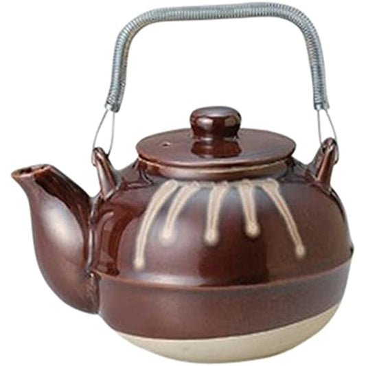 Set of 5 Medicinal clay pots, Yukihira Amebell-shaped pottery pots No. 5 [14 x 13cm, 1100cc] Open fire [Restaurant, Inn, Japanese tableware, Restaurant, Commercial use, Tableware, Tableware]
