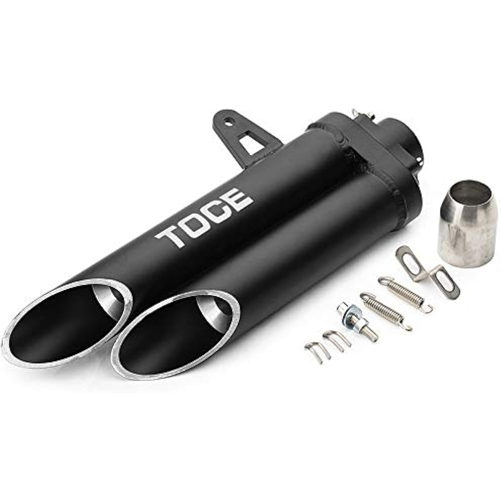 Motorcycle Slip-on Muffler, Bike Silencer, Universal Use, 2 inches (50.8 mm), TC