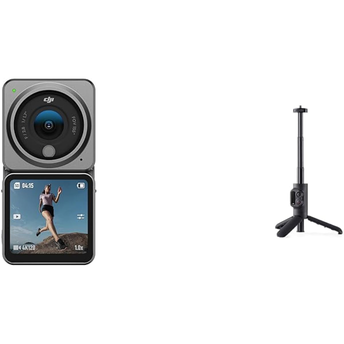 DJI Action 2 Dual Screen Combo [Standard] + Extension Rod (Built-in remote control)