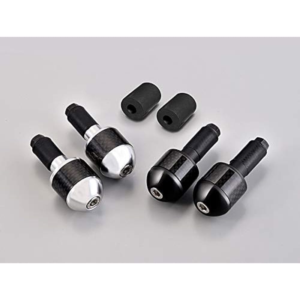 MAGICAL RACING Bar End Silver Twill Carbon