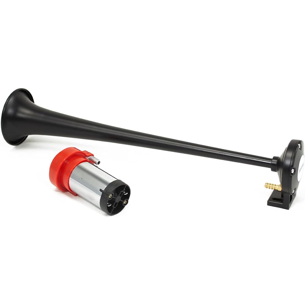 With Hornblasters Masket Air Horn Compressor