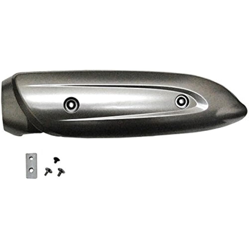 Bike Parts Center Muffler Protector Yamaha Jog/ZR SA16J/SA36J/SA39J Plated 308330