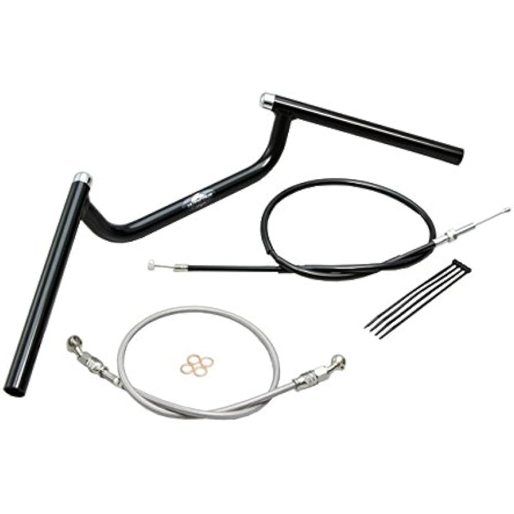HURRICANE Bar Handle Kit Condor Handle Kit Black for MT-25 MT-03 Full Stainless Steel HBK691BS
