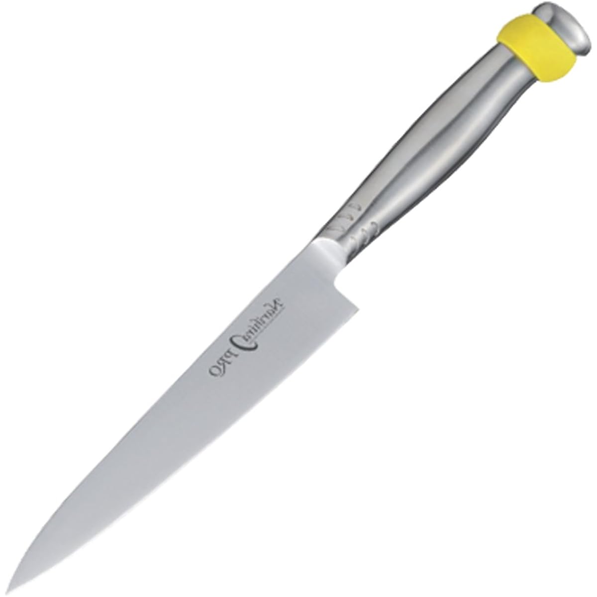Yamashita Crafts NarihiraPRO All Stainless Steel (with color-coded ring) Petty Knife 130 Yellow 04-0419-0102
