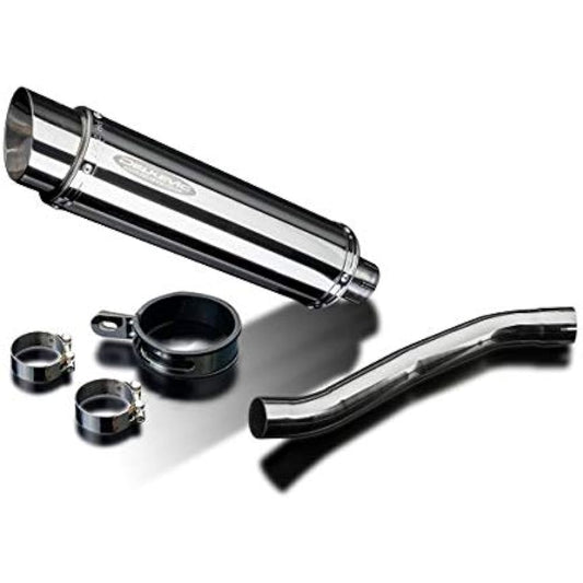 DELKEVIC Slip-on Stainless Steel Muffler KAWASAKI Z750 2004-2006 350mm KIT3034
