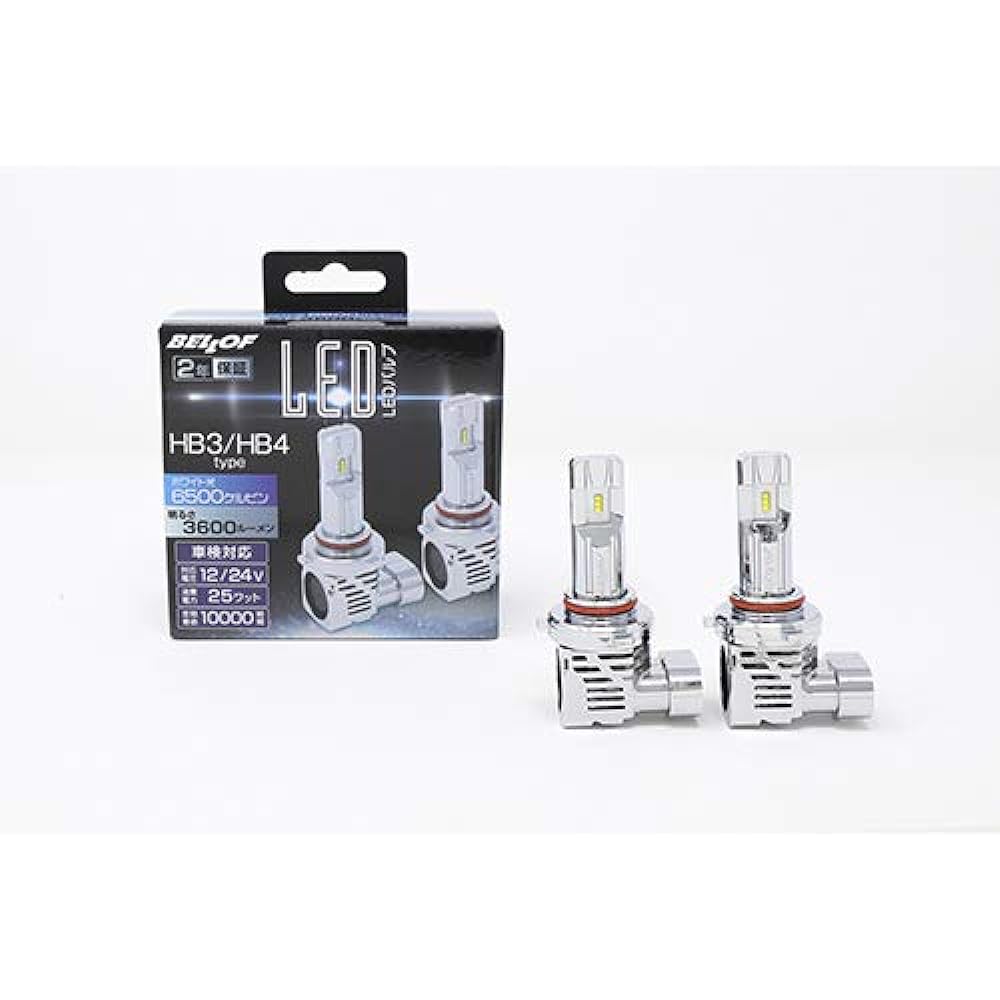 BELLOF LED bulb for headlamp & fog lamp HB3/HB4 6500 Kelvin [DBA1932]