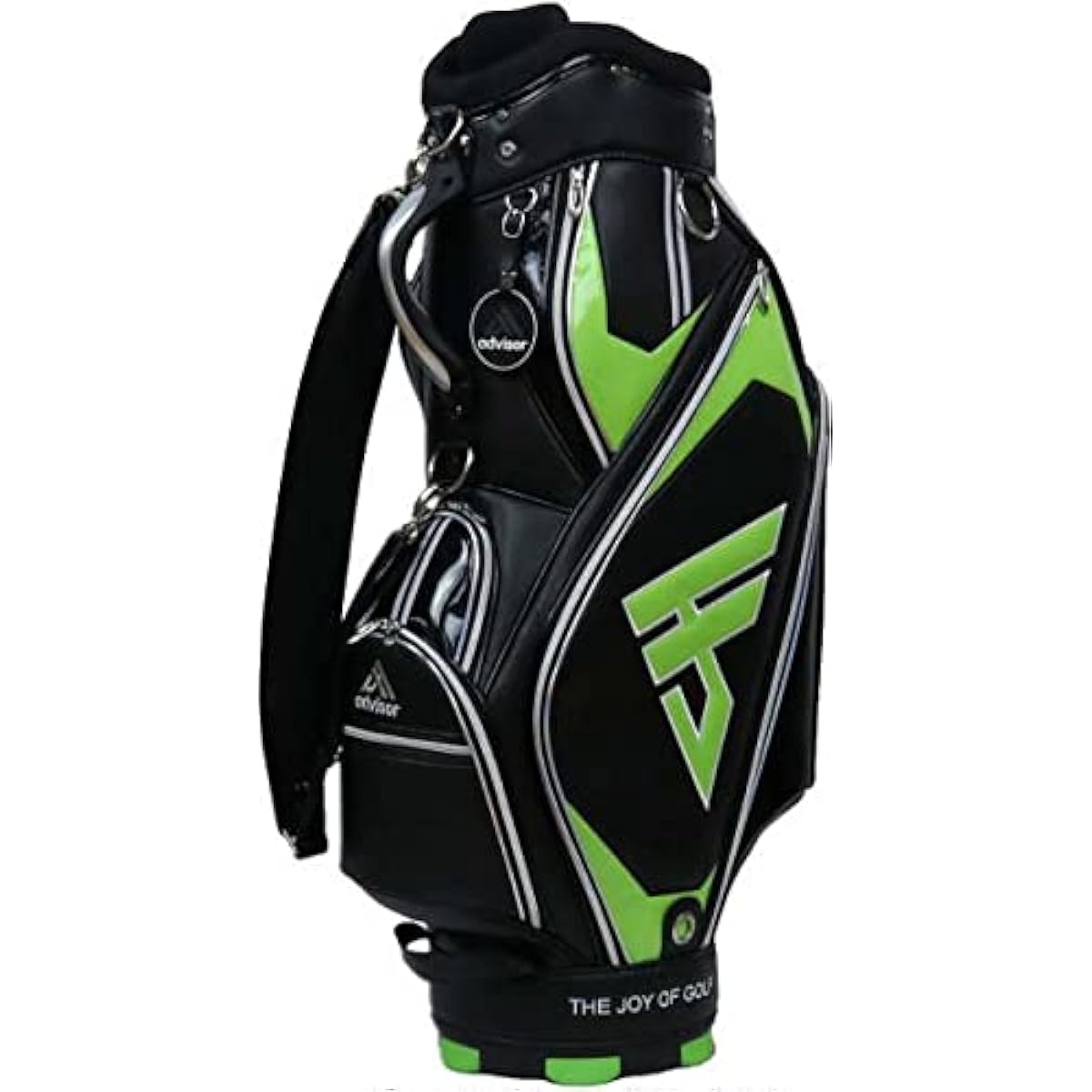 Advisor 8.5 type caddy bag ADB-1201 Sporty model [Black/Lime (BK/LIM)]