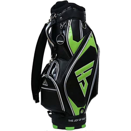 Advisor 8.5 type caddy bag ADB-1201 Sporty model [Black/Lime (BK/LIM)]
