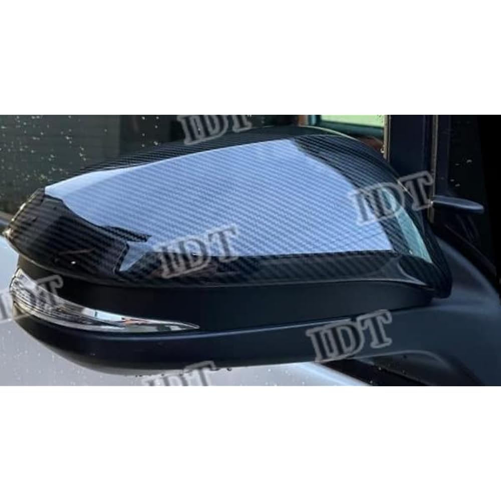 IDT Mini Waist Included 80 Series Voxy Noah Esquire Piano Black Door Mirror Cover Side Mirror Trim Garnish VOXY NOAH Early Late Late (Piano Black)