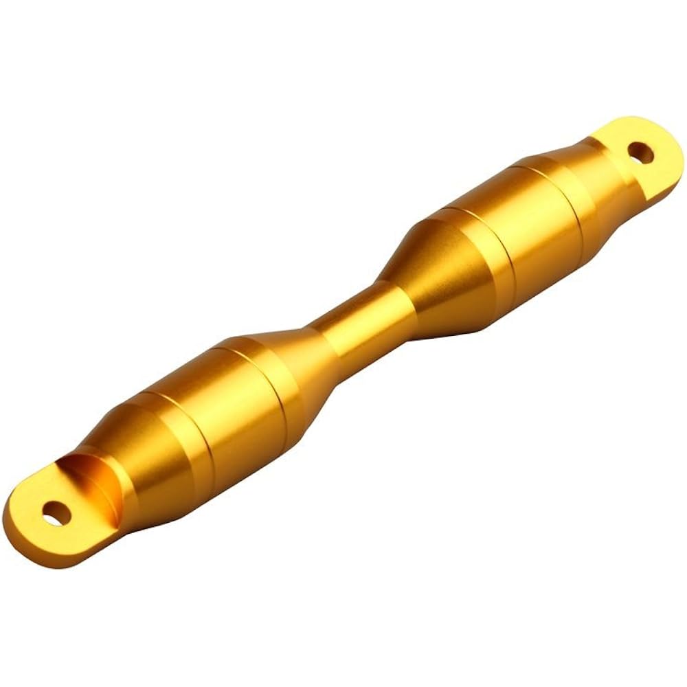 POSH Motorcycle Supplies Bike Handle Brace Shaft Type 2 Short Type 151mm Gold Quick Release 097267-04