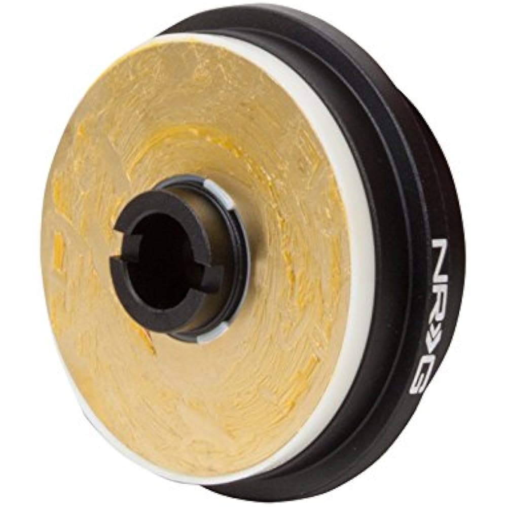 NRG Innovations NRG-SRK-130H Racing style, steering wheel Quick release short hub adapter, 6 x 70mm bolt pattern, black body
