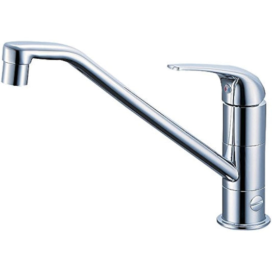 SANEI Single One Hole Branch Mixing Faucet for Kitchen with Branch Spout