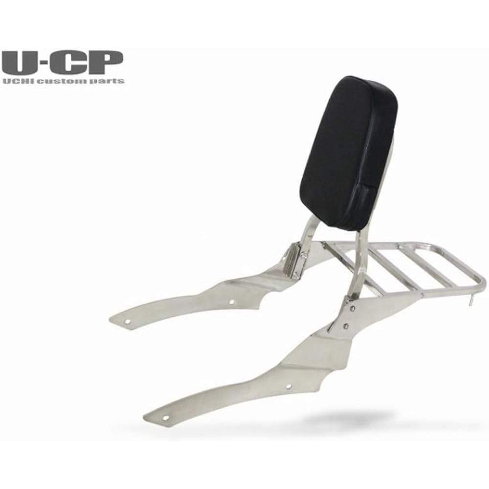 U-CP (Uchi Custom Parts) Backrest Set with Rear Carrier Drag Star 400