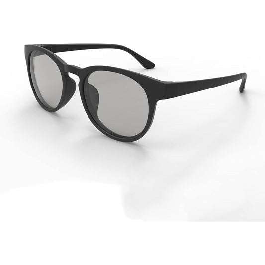 [Sorge] Sunglasses Sabae Polarized/Dimmable/UV Integrated Lens Ultra Lightweight Sustainable Outdoor Sunglasses PET-001 Black F