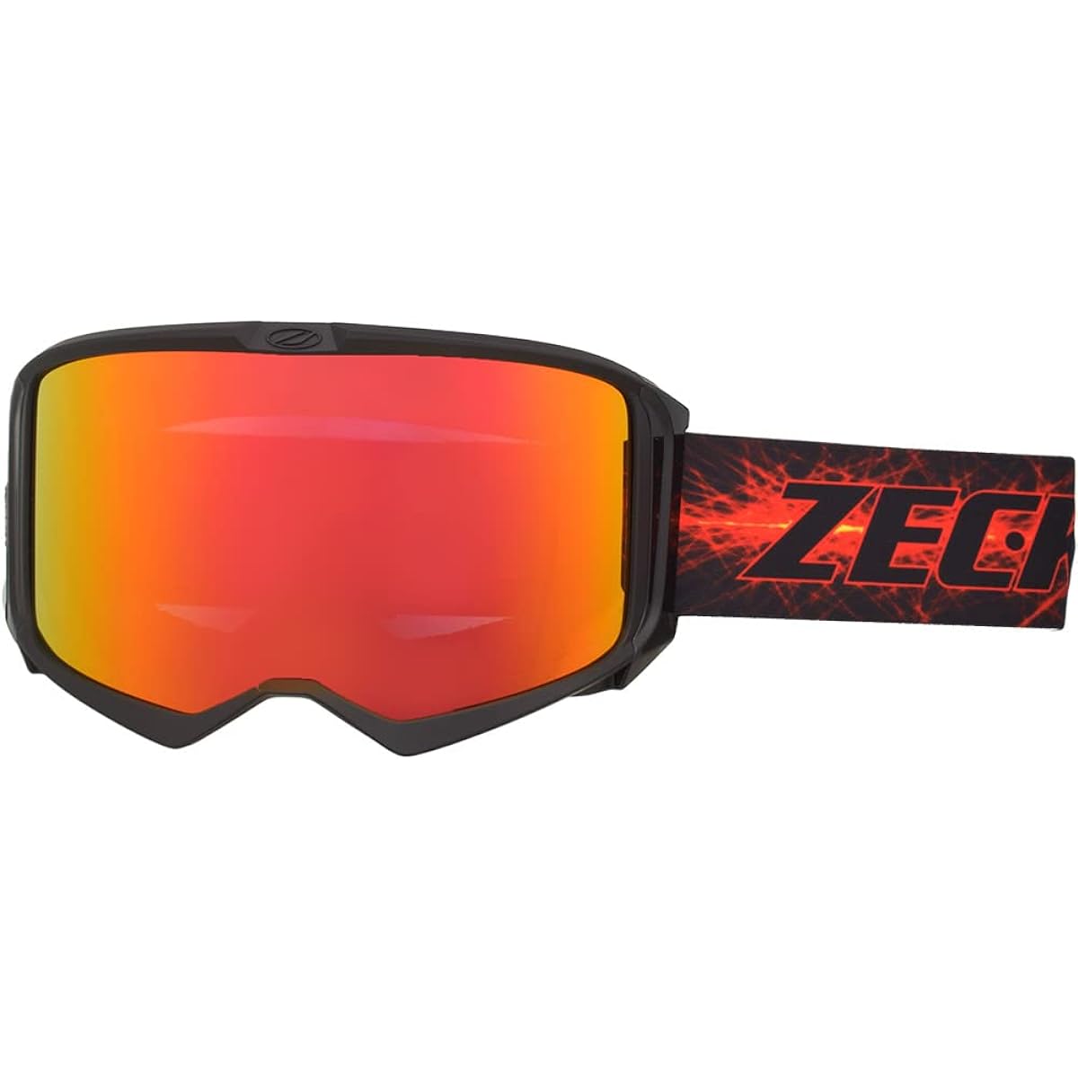 ZECK Snow Goggles Goggles LZ-18J Asian Fit Matte Black Snowboard Ski Double Lens Flat Lens