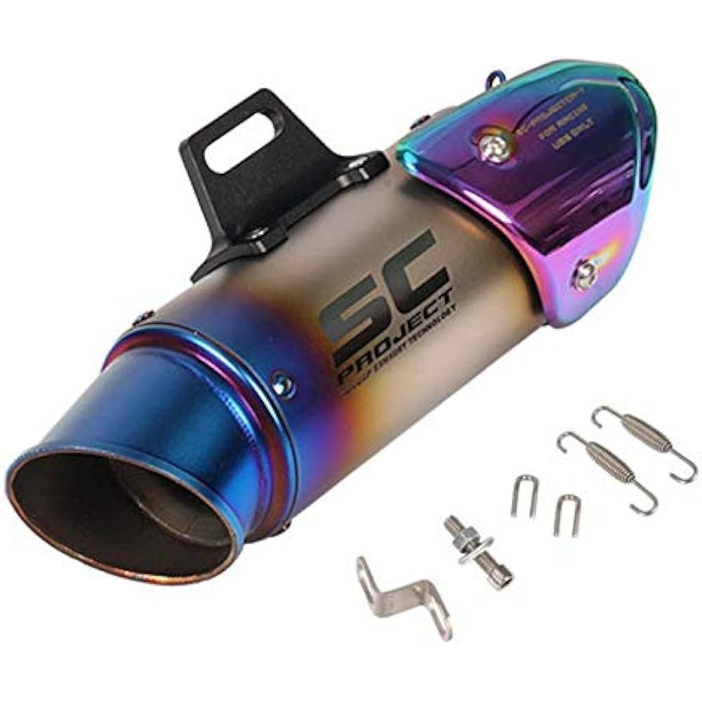 Bike Muffler Slip-on Muffler Silencer Bike Motorcycle 60.5mm ZX-10R ZX-6R Z900 FZ1 CBR300 CBR500
