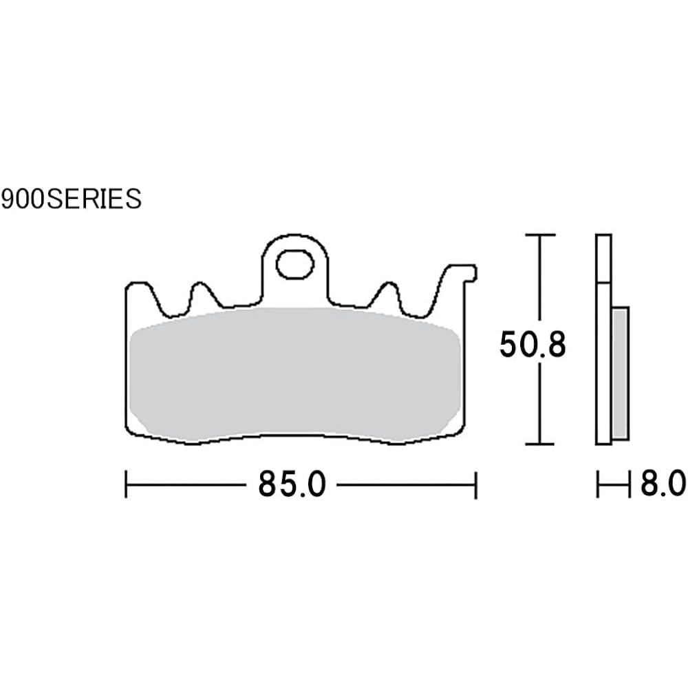 KITACO SBS Brake Pad 900DC Dual Carbon Aprilia BMW Ducati MV Agusta etc. 777-0900081