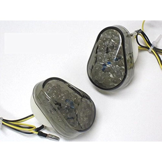 RinParts LED Front Turn Signal Ver1 Smoke 1107199 for Zoomer