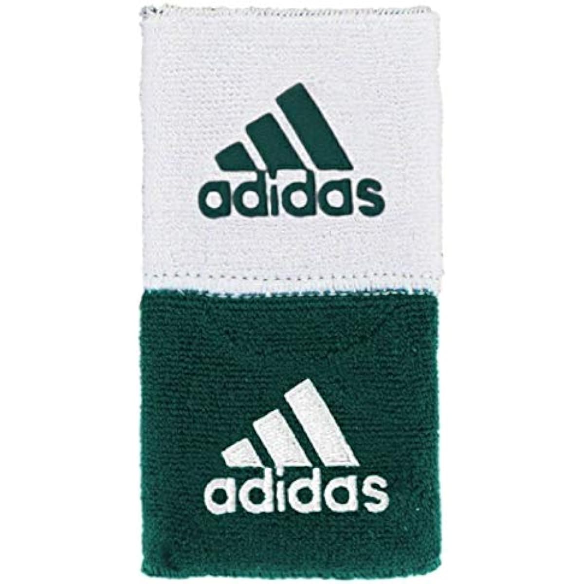 [Adidas] Wristband Set of 2 Interval Reversible Wristbands (Green/White) [Parallel Import]