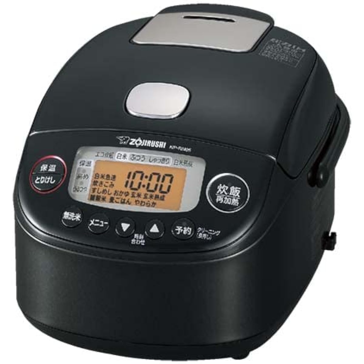 Zojirushi Mahobin Rice Cooker 3 Cups Pressure IH Type Extreme Cooking Black Maru Thick Pot Black NP-RN05-BA