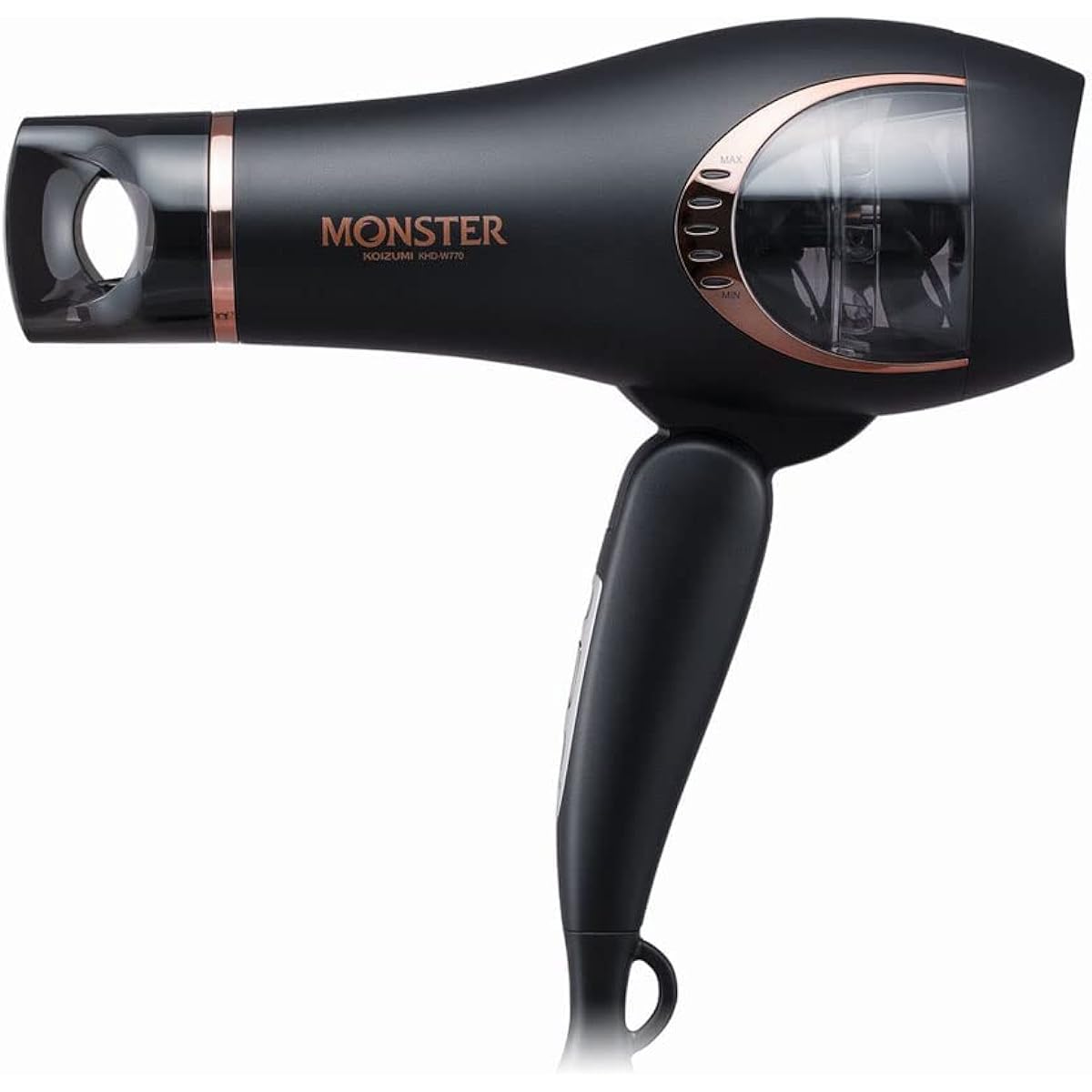 Koizumi Double Fan Dryer Monster KHD-W770-K Black Desert Air Volume Adjustment