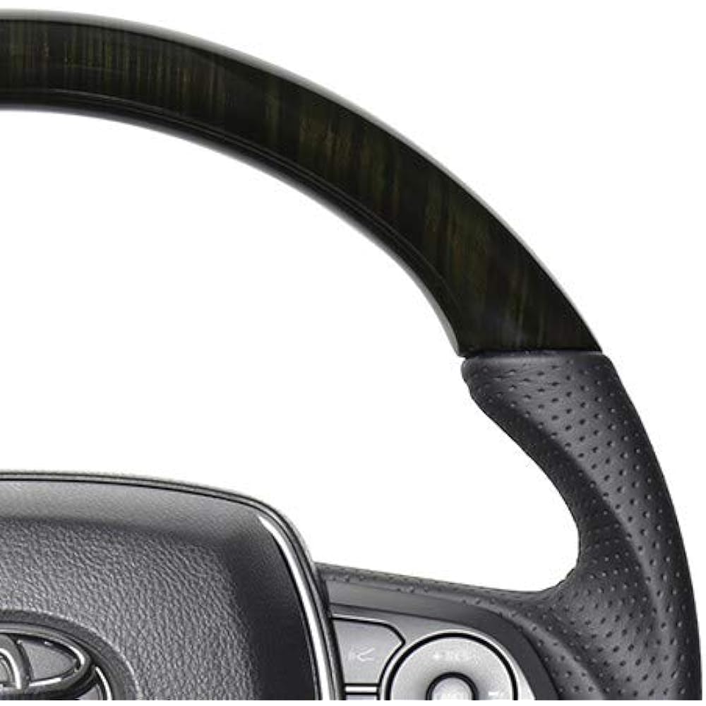 REAL Steering [Harrier (80 series)] 55 Black Wood TYFP-55BKW