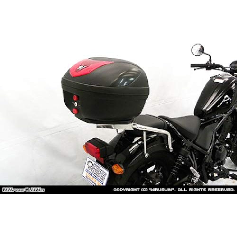 WirusWin Tandem Bar with Rear Box Base Rebel 250 Rebel 500 Rebel250 Stainless Steel