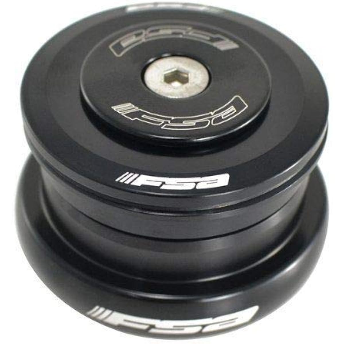 FSA 1/DX Pro-A 1-1/8 Inches to 1.5Inches Tapered Headset with Top Cap, XTE1666