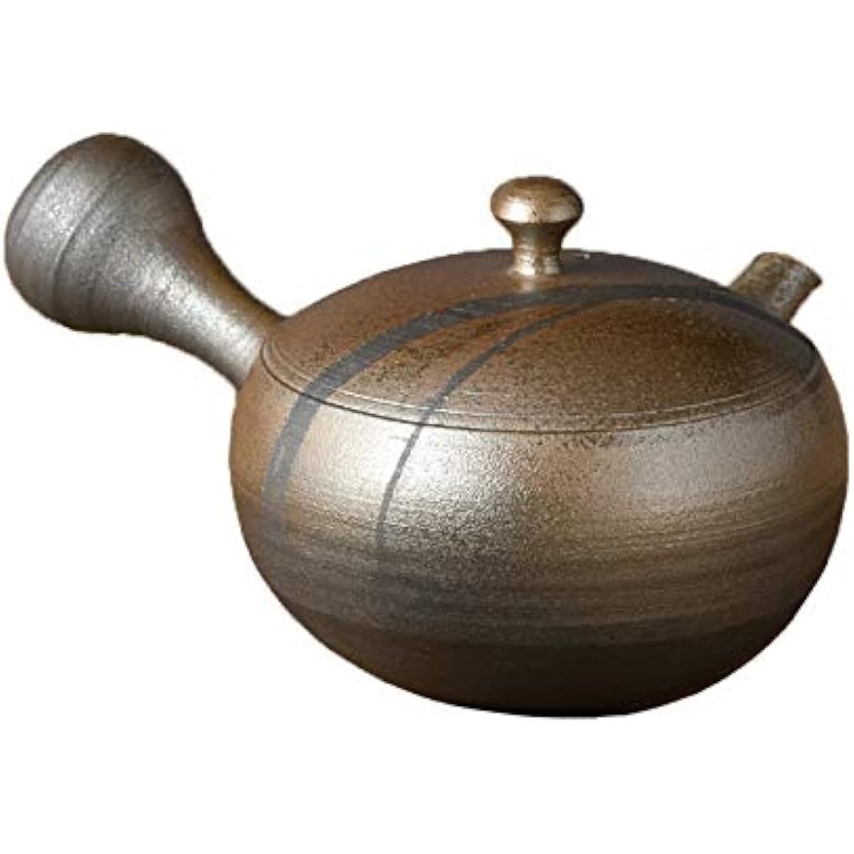 Yamakiikai Teapot Brown 170cc Tomo Ohiramaru Line Teapot G-35