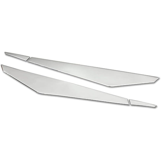 YOURS: 90 Series Voxy Noah Exclusive Rear Wing Side Garnish 4PCS Stainless Steel VOXY NOAH Custom Parts Accessories Dress Up TOYOTA y403-013 [2] S Silver