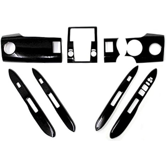 Wagon R MH21/MH22 3 Notebook Dedicated 3d Decor Panel Set 8p Piano Black | fj4147