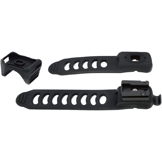 REC-MOUNTS Silicone Rubber Band Mount for Front Light Black Rubber2