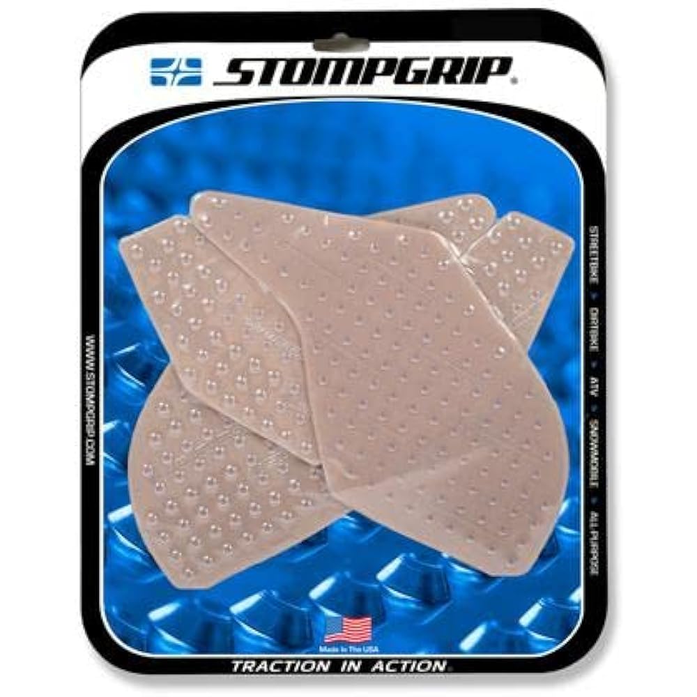 Stomp Grip Traction Pad Tank Kit Clear VOLCANO Ninja250/300 13-17 55-10-0043C