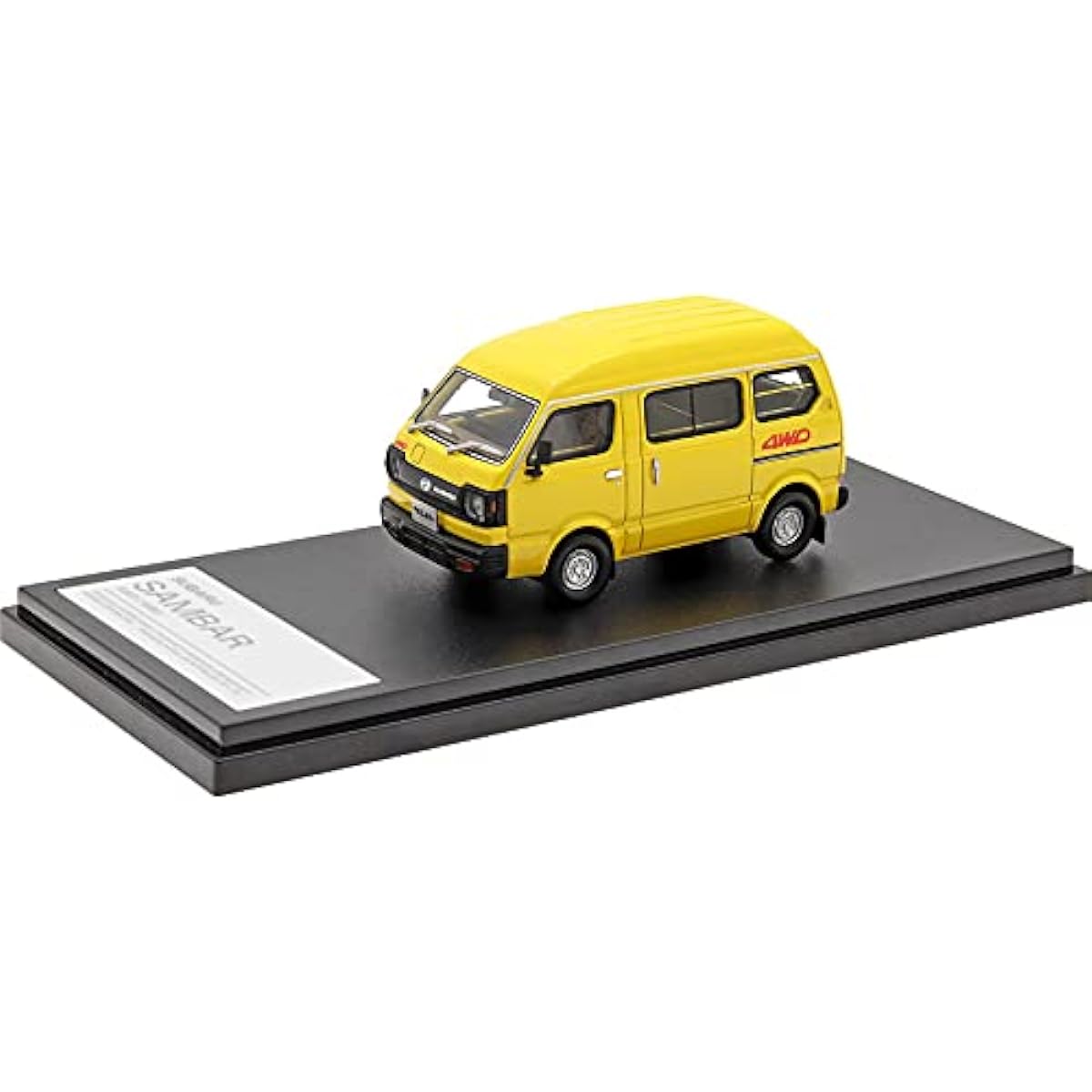 Hi Story 1/43 Subaru SAMBAR 4WD (1980) Signal Yellow Finished Product HS340YE