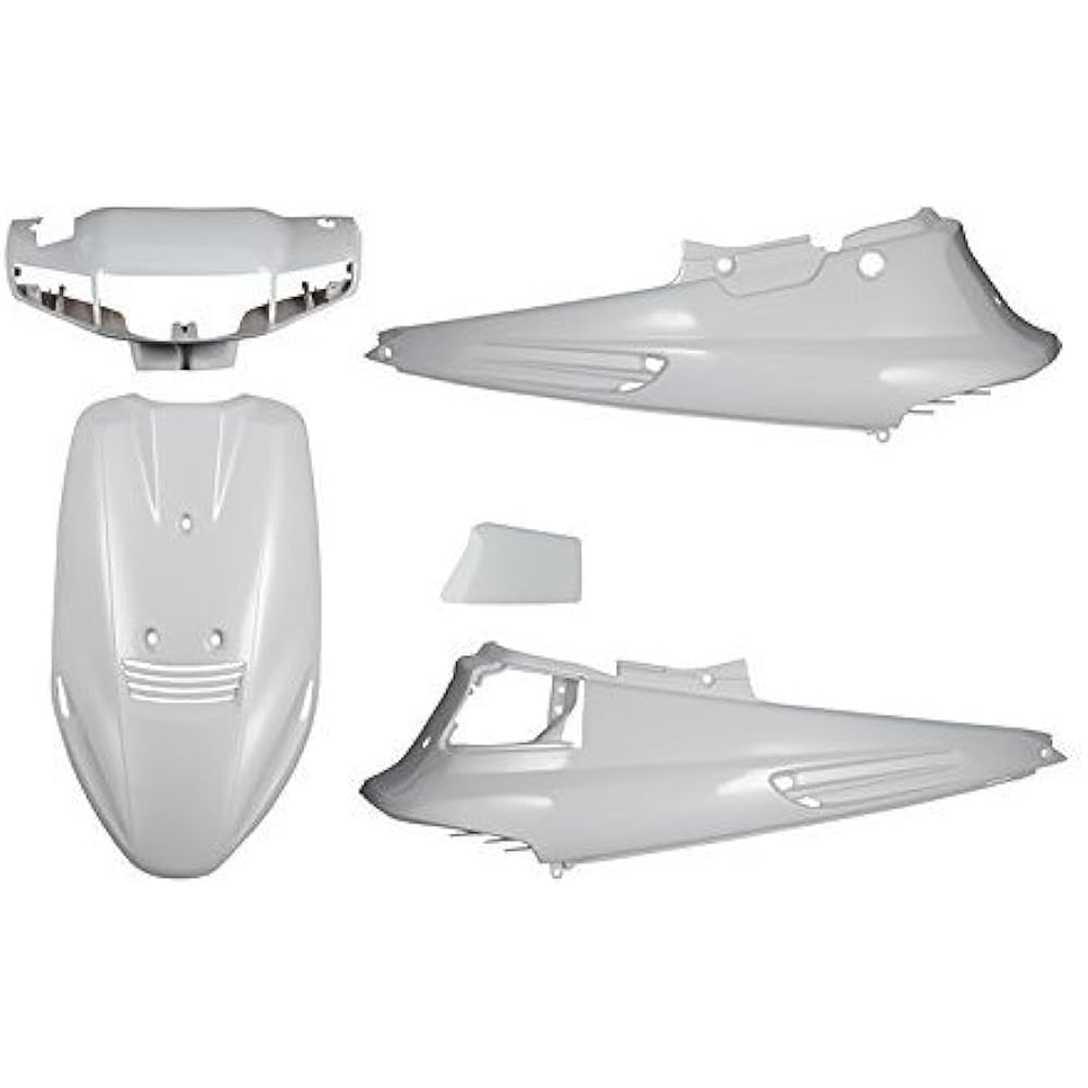 Bike Parts Center Exterior Set 5 Piece Set White White Cowl Painted Genuine Type Suzuki Address V100 CE11A 3022