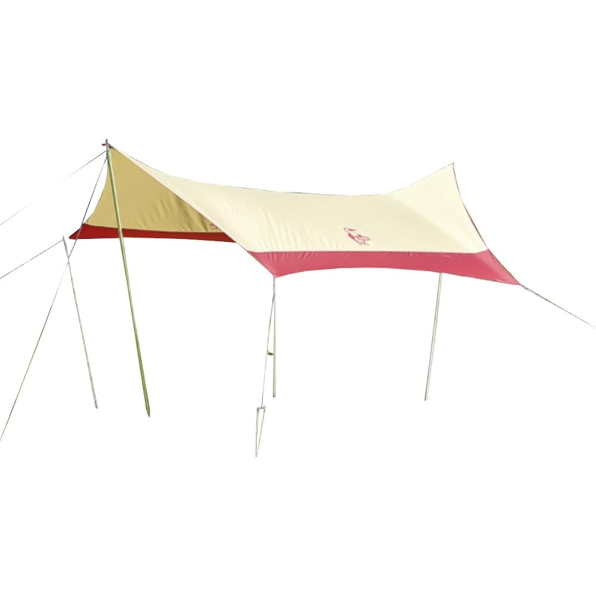 CHUMS Booby Hexatarp Beige/Red W475×D420cm CH62-1827-B044-00