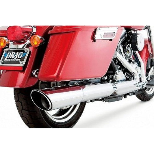 Vance&Hines Slip-on Twin Slash 2IN1 Collective Type Chrome Muffler FLD [Switchback] (12-16)/FXDL [Low Rider] (15-16) Only [TWIN SLASH 2-1] 1801-0576 16801 Harley-Davidson