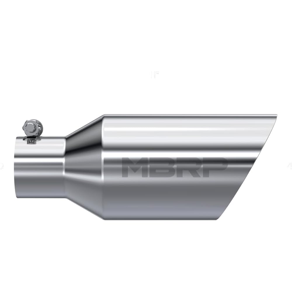 MBRP T5161 Exhaust tip outer diameter 4.5 inches, double wall angle roll end, 2.5 inch inlet length 11 inch)