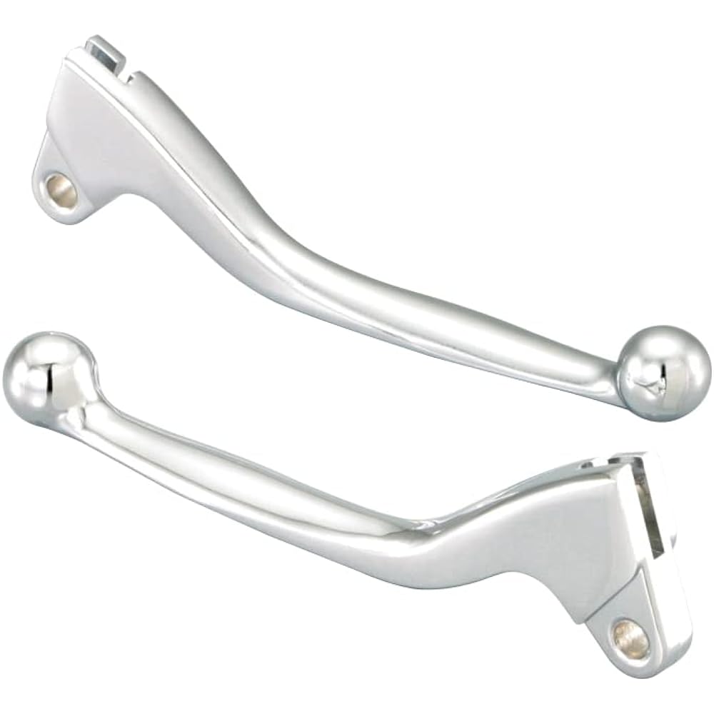 KITACO Power Lever Set Brake/Clutch Left and Right 1SET Monkey/Gorilla Chrome Plated Finish 525-1086110