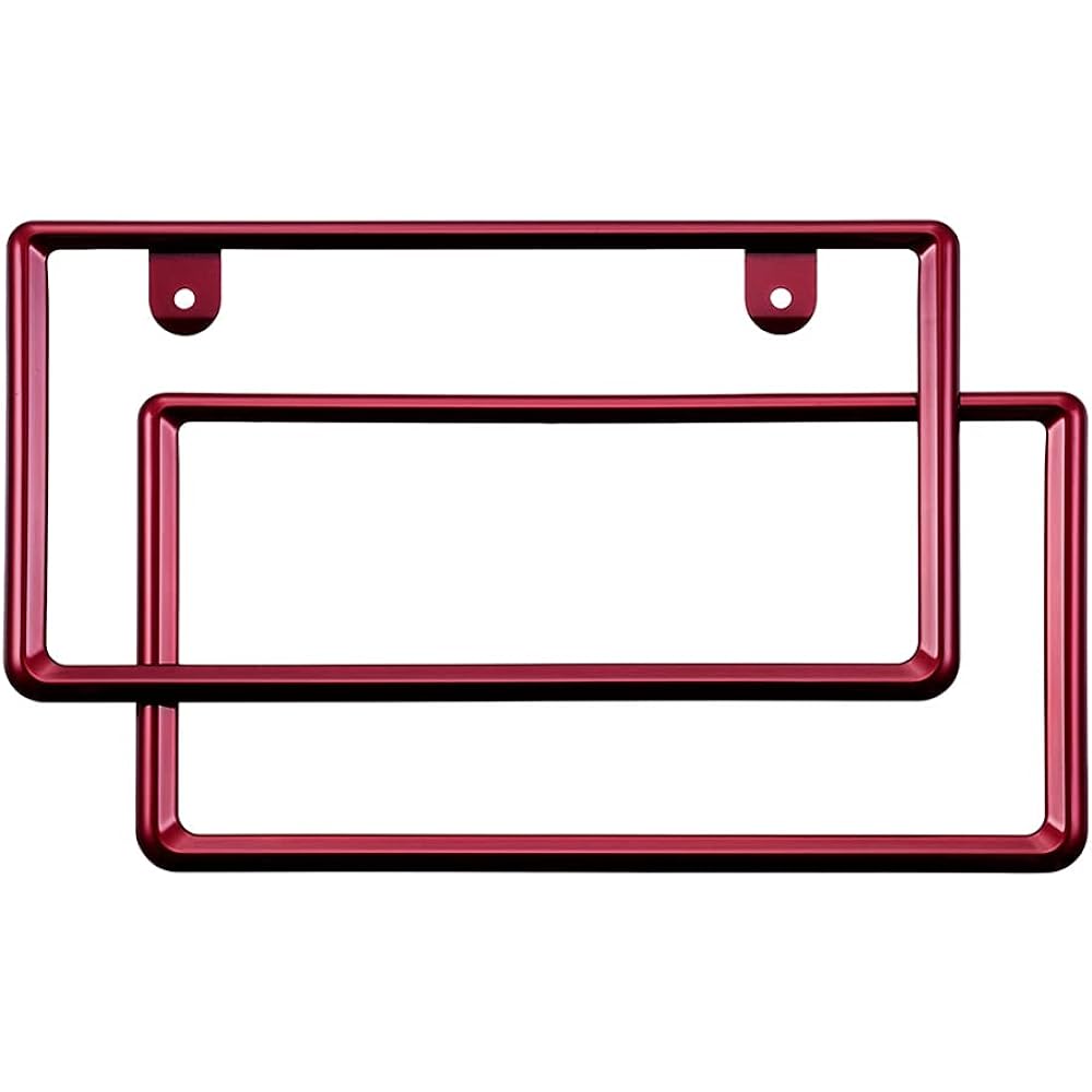 Seiko Sangyo External Car Supplies Number Frame EXEA Number Frame Set Soul Red EX-208A